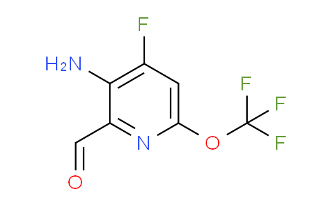 3-Amino-4-fluoro-6-(trifluoromethoxy)pyridine-2-carboxaldehyde