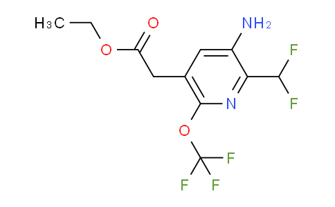 AM19389 | 1804393-31-4 | Ethyl 3-amino-2-(difluoromethyl)-6-(trifluoromethoxy)pyridine-5-acetate