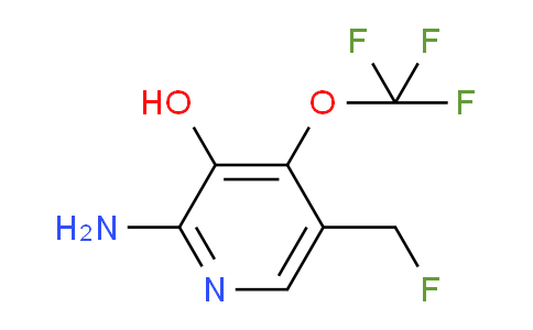 2-Amino-5-(fluoromethyl)-3-hydroxy-4-(trifluoromethoxy)pyridine