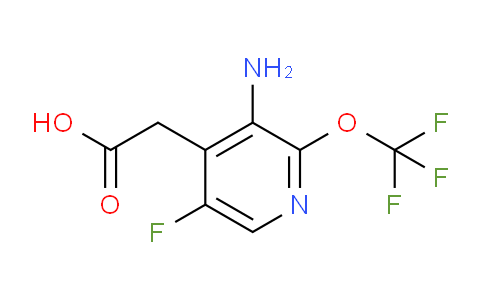 3-Amino-5-fluoro-2-(trifluoromethoxy)pyridine-4-acetic acid