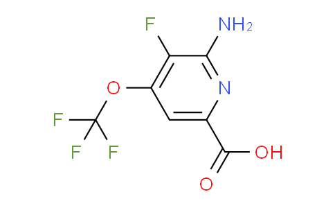 2-Amino-3-fluoro-4-(trifluoromethoxy)pyridine-6-carboxylic acid
