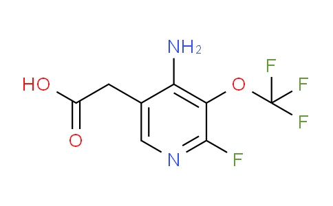 4-Amino-2-fluoro-3-(trifluoromethoxy)pyridine-5-acetic acid