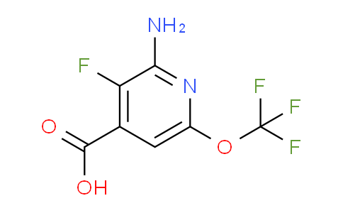 2-Amino-3-fluoro-6-(trifluoromethoxy)pyridine-4-carboxylic acid