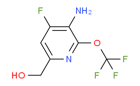 3-Amino-4-fluoro-2-(trifluoromethoxy)pyridine-6-methanol