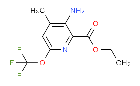Ethyl 3-amino-4-methyl-6-(trifluoromethoxy)pyridine-2-carboxylate
