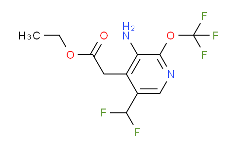 AM19396 | 1806002-27-6 | Ethyl 3-amino-5-(difluoromethyl)-2-(trifluoromethoxy)pyridine-4-acetate