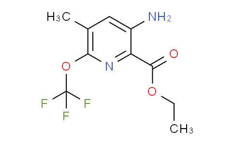 Ethyl 3-amino-5-methyl-6-(trifluoromethoxy)pyridine-2-carboxylate