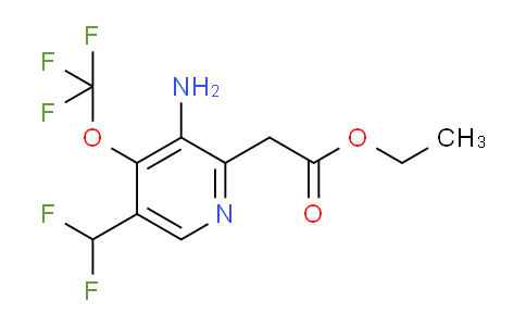 AM19398 | 1803953-36-7 | Ethyl 3-amino-5-(difluoromethyl)-4-(trifluoromethoxy)pyridine-2-acetate
