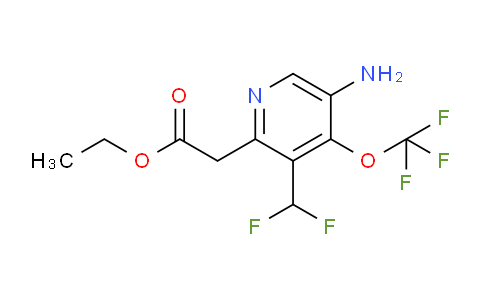 AM19399 | 1804603-98-2 | Ethyl 5-amino-3-(difluoromethyl)-4-(trifluoromethoxy)pyridine-2-acetate