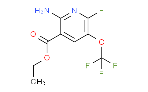 Ethyl 2-amino-6-fluoro-5-(trifluoromethoxy)pyridine-3-carboxylate
