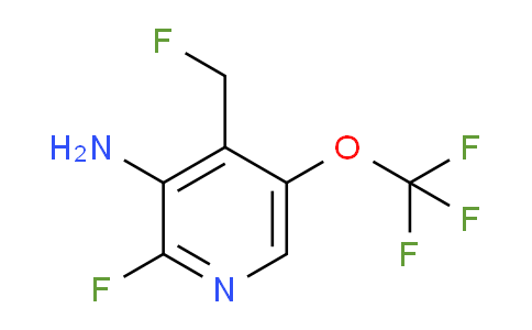 3-Amino-2-fluoro-4-(fluoromethyl)-5-(trifluoromethoxy)pyridine