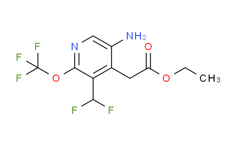 AM19401 | 1803431-49-3 | Ethyl 5-amino-3-(difluoromethyl)-2-(trifluoromethoxy)pyridine-4-acetate