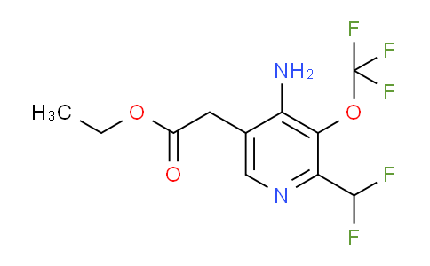 AM19402 | 1804612-83-6 | Ethyl 4-amino-2-(difluoromethyl)-3-(trifluoromethoxy)pyridine-5-acetate