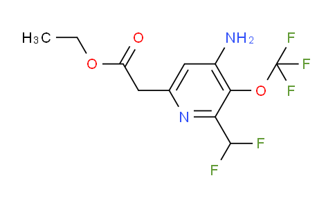 AM19403 | 1806002-30-1 | Ethyl 4-amino-2-(difluoromethyl)-3-(trifluoromethoxy)pyridine-6-acetate