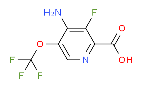 AM194039 | 1804569-72-9 | 4-Amino-3-fluoro-5-(trifluoromethoxy)pyridine-2-carboxylic acid