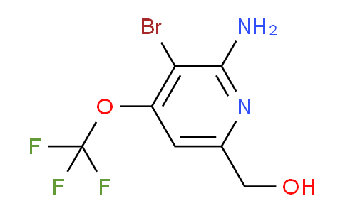 2-Amino-3-bromo-4-(trifluoromethoxy)pyridine-6-methanol