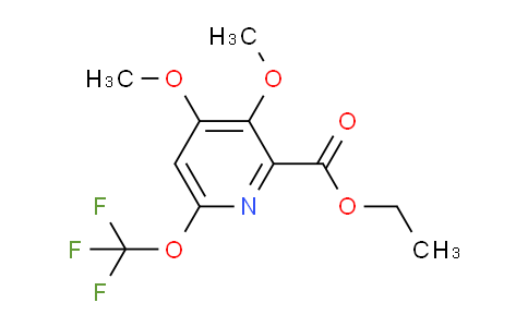 Ethyl 3,4-dimethoxy-6-(trifluoromethoxy)pyridine-2-carboxylate