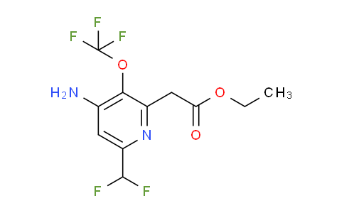 AM19405 | 1803953-50-5 | Ethyl 4-amino-6-(difluoromethyl)-3-(trifluoromethoxy)pyridine-2-acetate