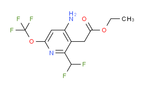 AM19406 | 1804604-02-1 | Ethyl 4-amino-2-(difluoromethyl)-6-(trifluoromethoxy)pyridine-3-acetate
