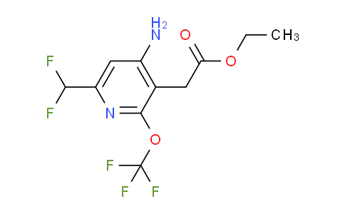 AM19407 | 1804534-75-5 | Ethyl 4-amino-6-(difluoromethyl)-2-(trifluoromethoxy)pyridine-3-acetate