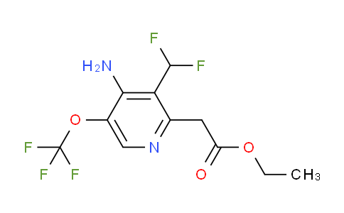 AM19410 | 1806002-32-3 | Ethyl 4-amino-3-(difluoromethyl)-5-(trifluoromethoxy)pyridine-2-acetate