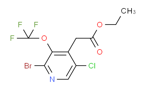 AM19414 | 1806170-49-9 | Ethyl 2-bromo-5-chloro-3-(trifluoromethoxy)pyridine-4-acetate