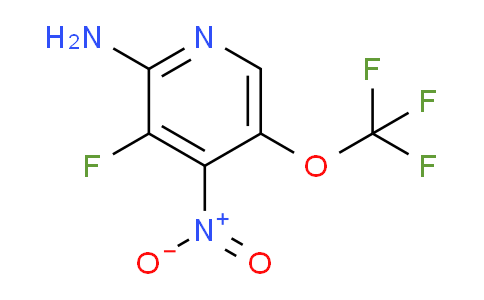 2-Amino-3-fluoro-4-nitro-5-(trifluoromethoxy)pyridine