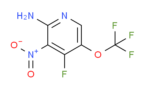 2-Amino-4-fluoro-3-nitro-5-(trifluoromethoxy)pyridine