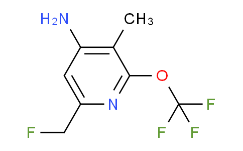 4-Amino-6-(fluoromethyl)-3-methyl-2-(trifluoromethoxy)pyridine