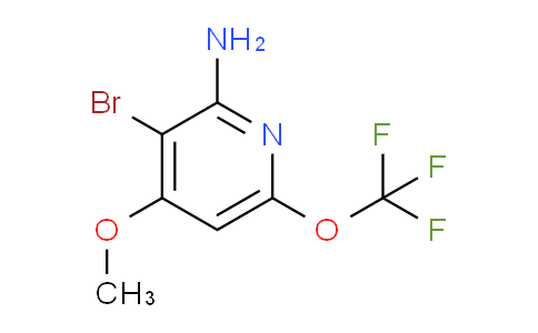 2-Amino-3-bromo-4-methoxy-6-(trifluoromethoxy)pyridine
