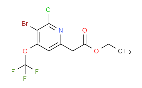 AM19427 | 1804645-29-1 | Ethyl 3-bromo-2-chloro-4-(trifluoromethoxy)pyridine-6-acetate