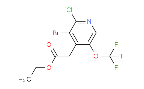 AM19428 | 1804391-98-7 | Ethyl 3-bromo-2-chloro-5-(trifluoromethoxy)pyridine-4-acetate