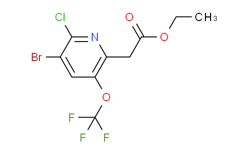 AM19429 | 1806226-84-5 | Ethyl 3-bromo-2-chloro-5-(trifluoromethoxy)pyridine-6-acetate