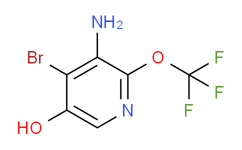 3-Amino-4-bromo-5-hydroxy-2-(trifluoromethoxy)pyridine