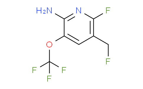 2-Amino-6-fluoro-5-(fluoromethyl)-3-(trifluoromethoxy)pyridine