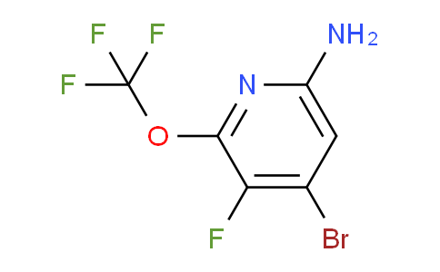 6-Amino-4-bromo-3-fluoro-2-(trifluoromethoxy)pyridine