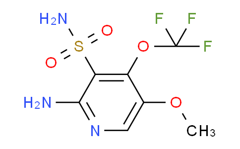 2-Amino-5-methoxy-4-(trifluoromethoxy)pyridine-3-sulfonamide
