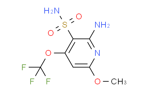 2-Amino-6-methoxy-4-(trifluoromethoxy)pyridine-3-sulfonamide