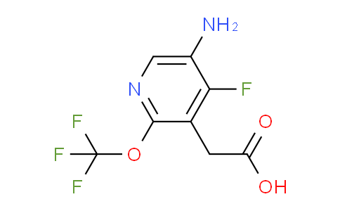 5-Amino-4-fluoro-2-(trifluoromethoxy)pyridine-3-acetic acid