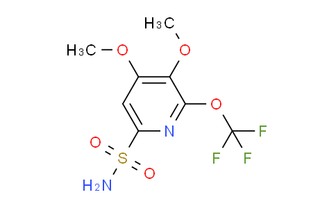 3,4-Dimethoxy-2-(trifluoromethoxy)pyridine-6-sulfonamide