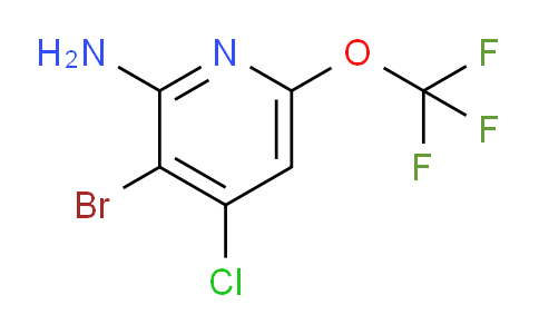 2-Amino-3-bromo-4-chloro-6-(trifluoromethoxy)pyridine