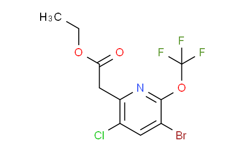 AM19439 | 1803618-38-3 | Ethyl 3-bromo-5-chloro-2-(trifluoromethoxy)pyridine-6-acetate