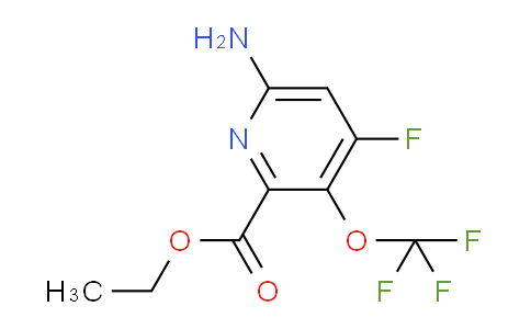 AM194410 | 1803483-36-4 | Ethyl 6-amino-4-fluoro-3-(trifluoromethoxy)pyridine-2-carboxylate