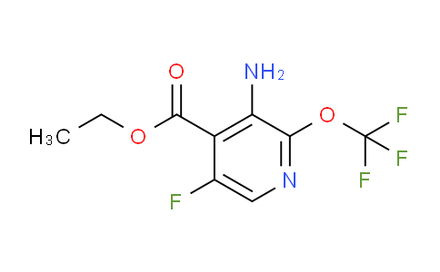 Ethyl 3-amino-5-fluoro-2-(trifluoromethoxy)pyridine-4-carboxylate