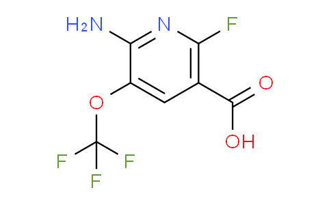 2-Amino-6-fluoro-3-(trifluoromethoxy)pyridine-5-carboxylic acid
