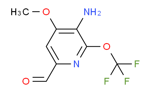 3-Amino-4-methoxy-2-(trifluoromethoxy)pyridine-6-carboxaldehyde