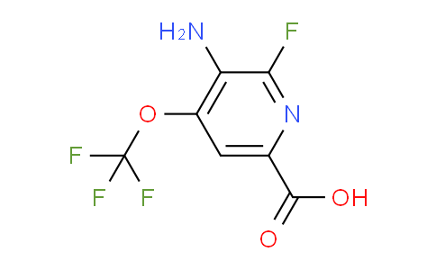 AM194446 | 1804588-08-6 | 3-Amino-2-fluoro-4-(trifluoromethoxy)pyridine-6-carboxylic acid