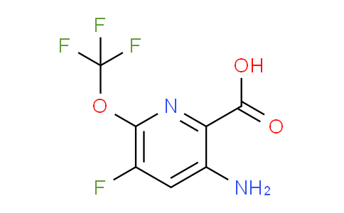 AM194455 | 1803981-12-5 | 3-Amino-5-fluoro-6-(trifluoromethoxy)pyridine-2-carboxylic acid