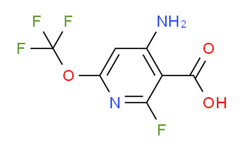 AM194458 | 1804447-91-3 | 4-Amino-2-fluoro-6-(trifluoromethoxy)pyridine-3-carboxylic acid