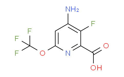 AM194461 | 1803437-41-3 | 4-Amino-3-fluoro-6-(trifluoromethoxy)pyridine-2-carboxylic acid